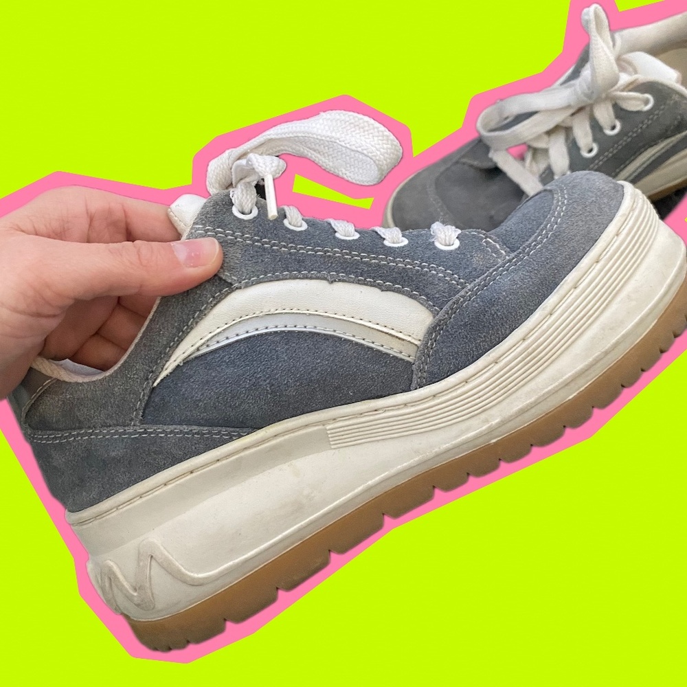90s Candies Blue Platform Sneakers - Picture 10 of 12